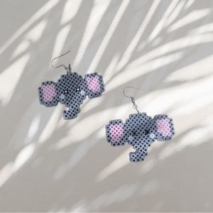 Handmade Elephant Earrings